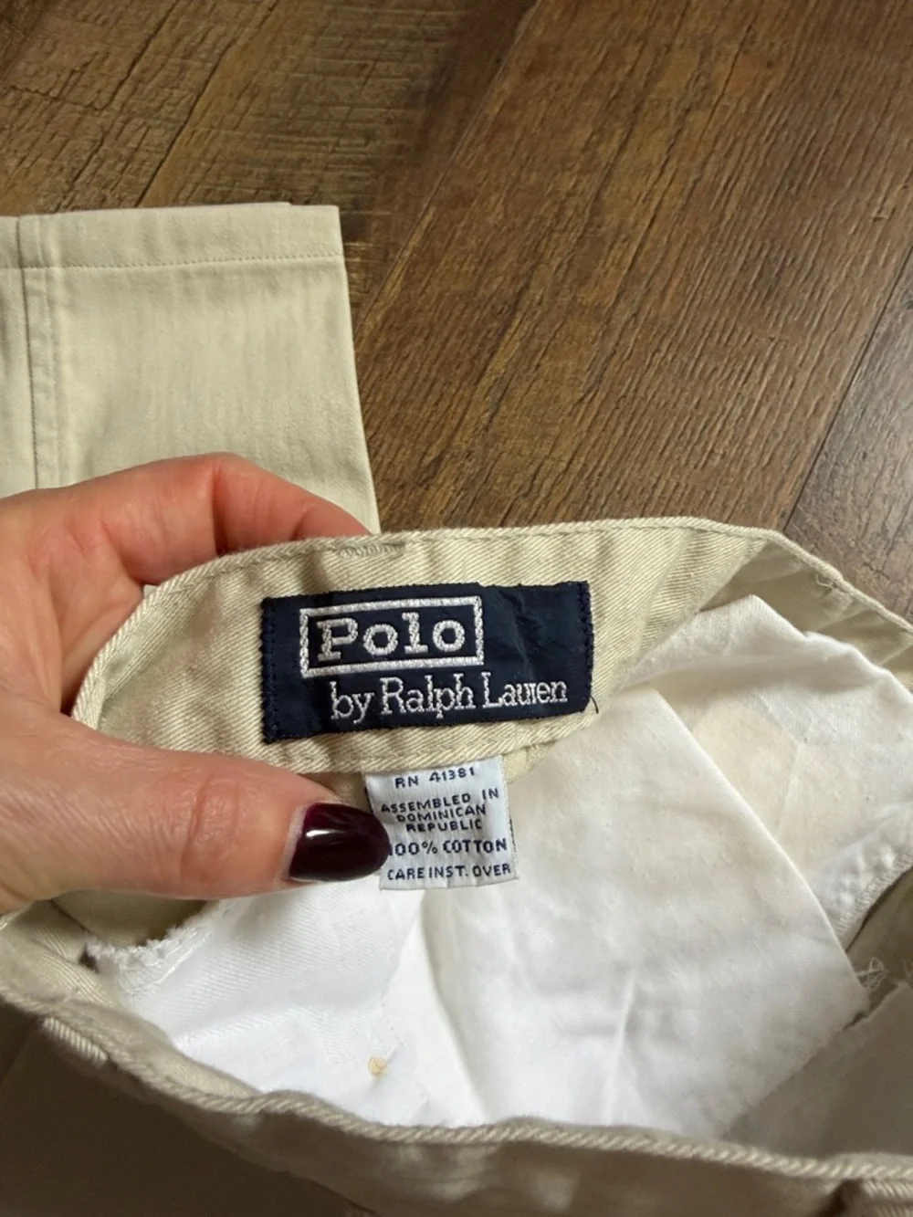 Polo by Ralph Lauren Pleated Chinos in Off-White - Picture 3 of 7